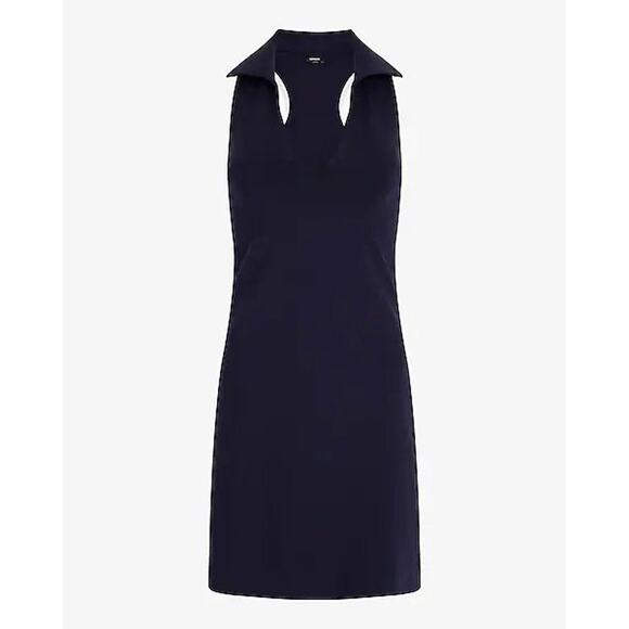Express Dresses & Skirts - NWT Express Collared Sleeveless Mini Polo Dress XL Stretchy Tennis prep